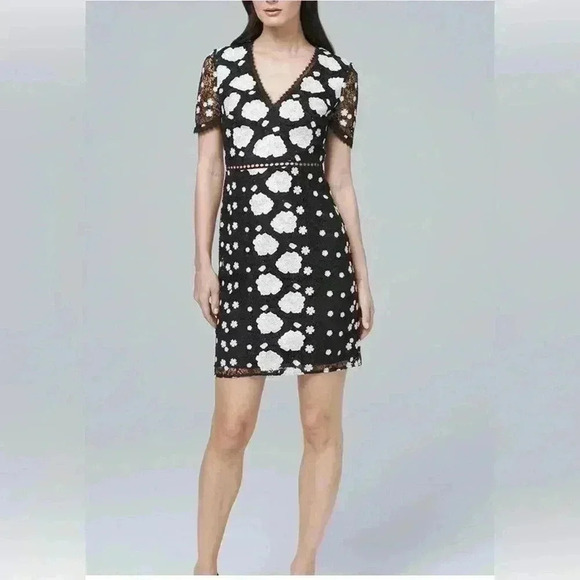 ML MONIQUE LHUILLIER EVA LACE DRESS SIZE 4 NWT - Picture 1 of 16